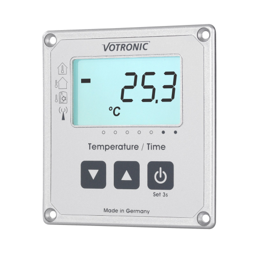 Votronic LCD-Thermometer / Uhr S 1253