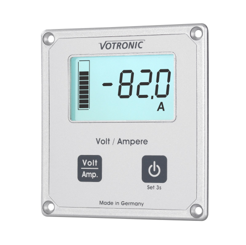 Votronic LCD-Volt/Amperemeter S mit Shunt 100 A 1259